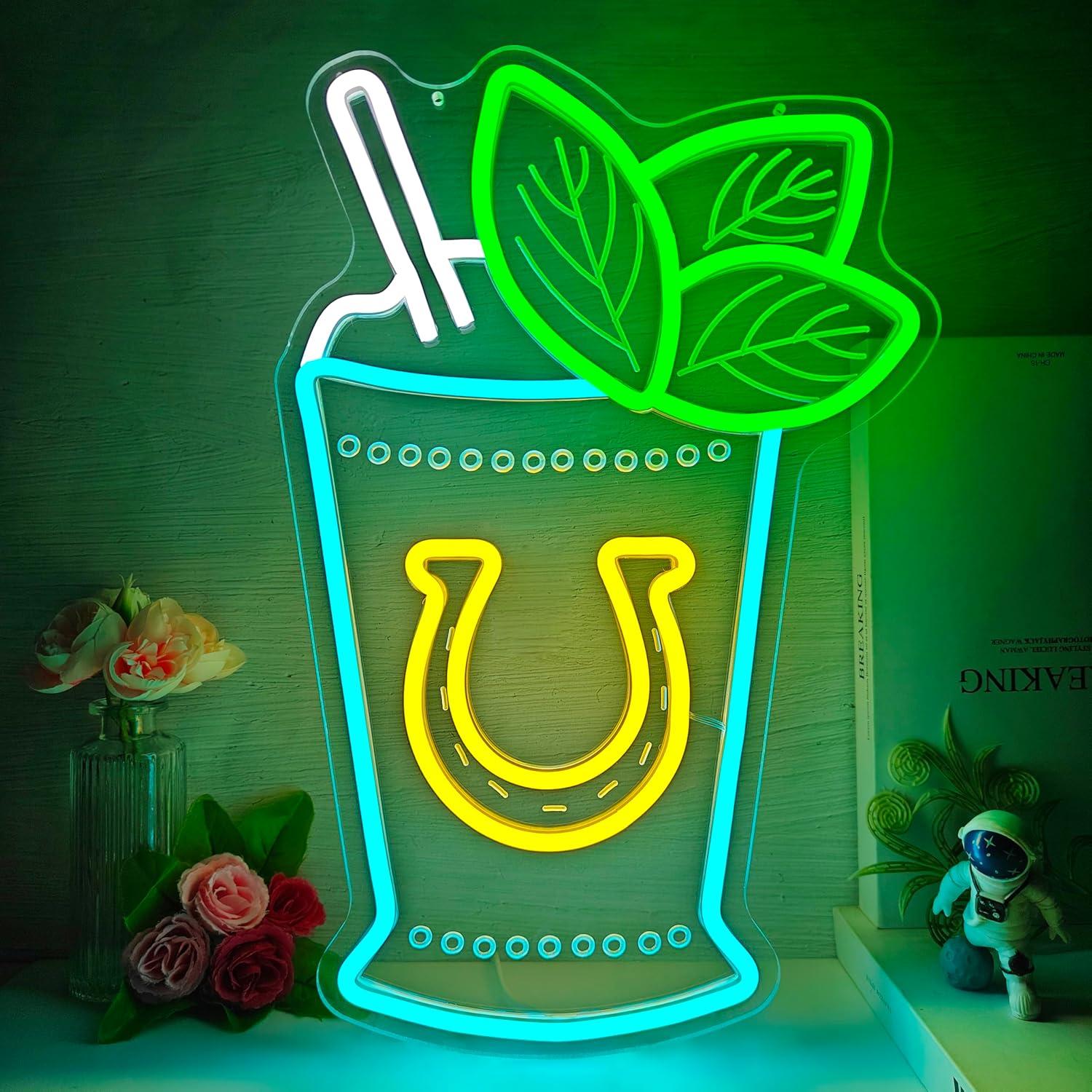 Неоновая вывеска с коктейлем « – обзор и цена Neon Sign Party