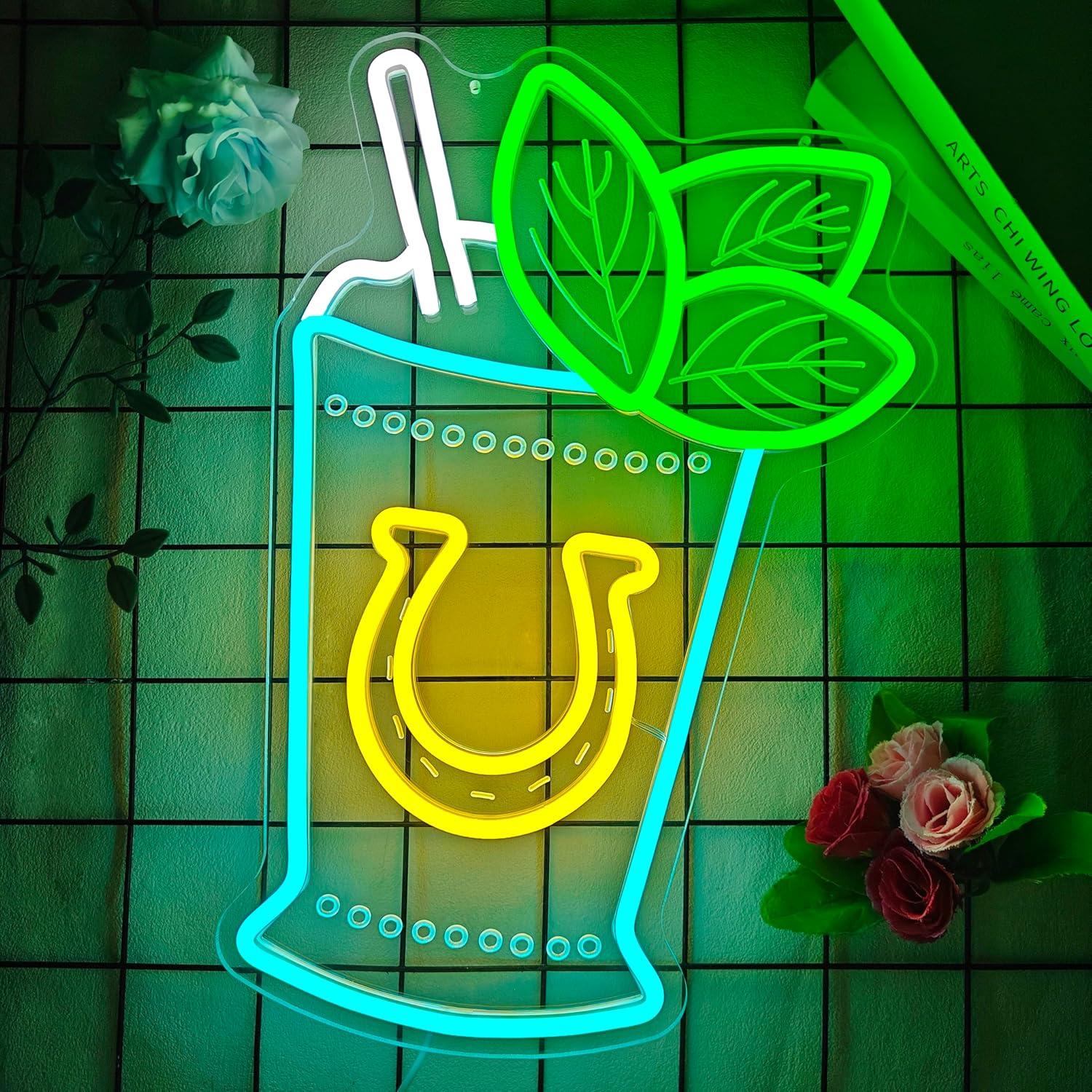 Неоновая вывеска с коктейлем « – обзор и цена Neon Sign Party