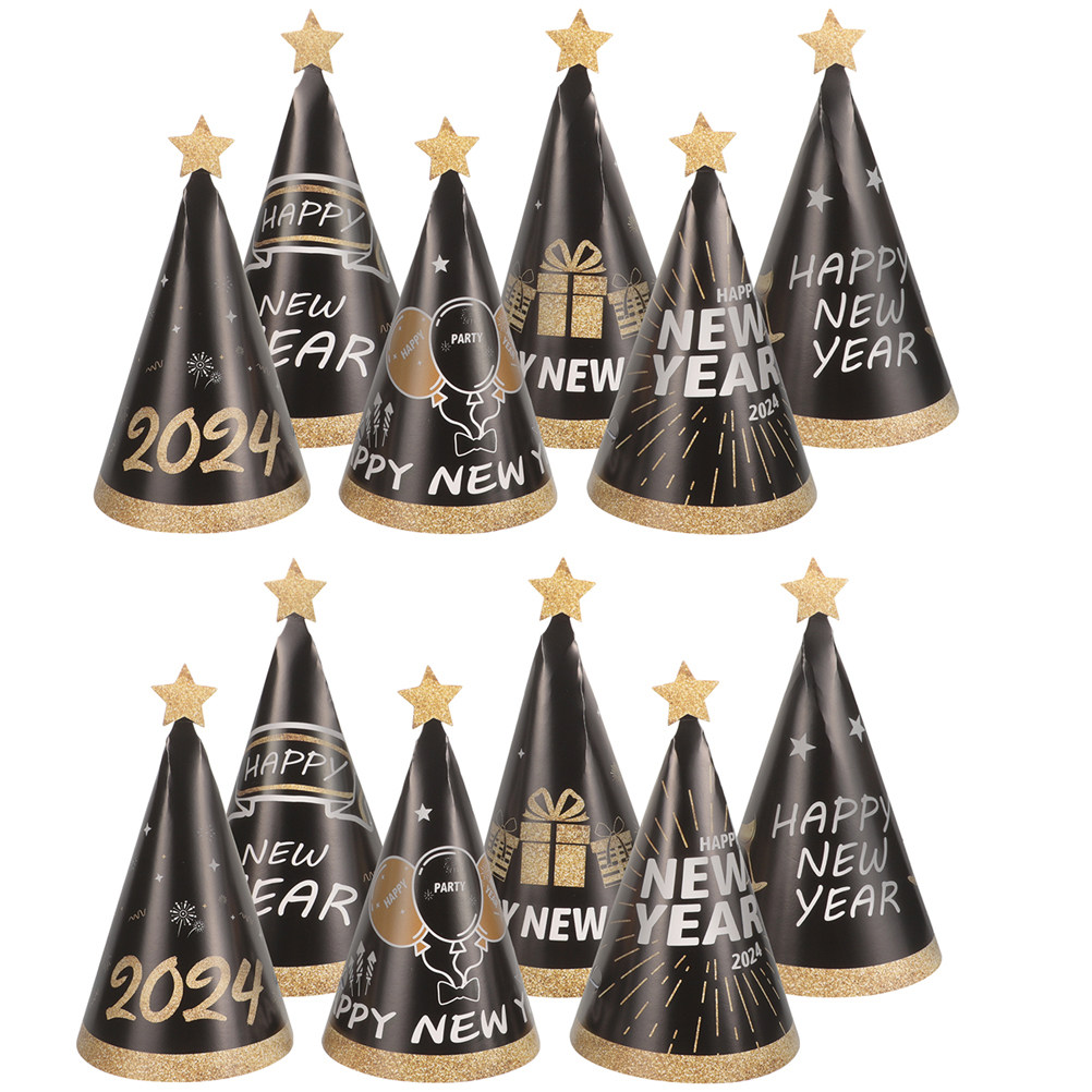 12 шт. бумажных конусов для ве – обзор и цена Party Hat Cone