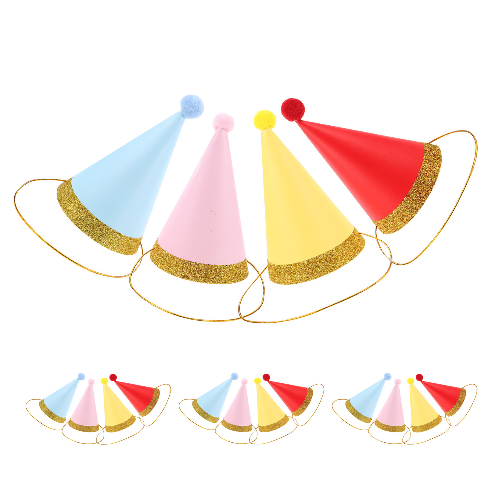 16 шт. праздничных шляпок для  – обзор и цена Party Hat Cone